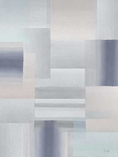 Yass Naffas Designs YND416 - YND416 - Merged - 12x16 Abstract, Rectangles, Gray, Tan, Light Blue, Neutral Palette, Contemporary from Penny Lane