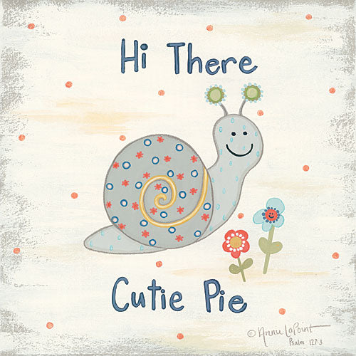 Annie LaPoint ALP1649 - Beetle & Bob Hi There Cutie Pie - Snail, Hello, Flowers, Baby from Penny Lane Publishing