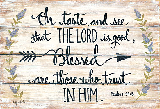 Annie LaPoint ALP1666 - Oh Taste and See - Taste and See, Lord, Blessed, Wood Planks, Psalm from Penny Lane Publishing