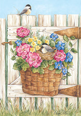 ART1070 - Flower Basket on Gate