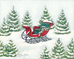 BAKE128 - Tree Farm Sleigh - 16x12