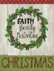 BER1320 - Faith Family Festivities Wreath - 12x16