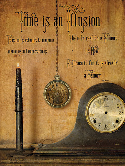 Billy Jacobs BJ1004 - Time is an Illusion - Time, Clock, Candle, Watch, Antiques from Penny Lane Publishing