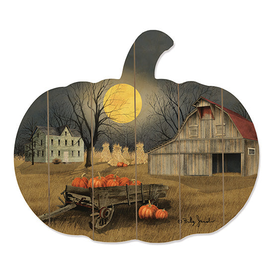 Billy Jacobs BJ1094PUMP - Harvest Moon Farm, Barn, House, Pumpkins, Wagon, Moon, Night, Cornstalks from Penny Lane