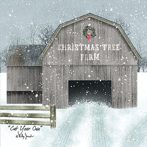 Billy Jacobs BJ1178 - Cut Your Own - Barn, Wreath, Christmas Tree Farm, Snow, Winter from Penny Lane Publishing