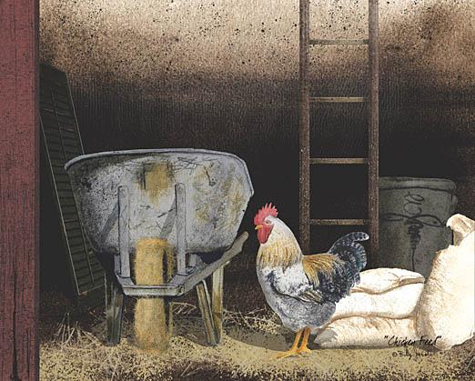 Billy Jacobs BJ139A - Chicken Feed - Chicken Barn, Feed, Wheelbarrow from Penny Lane Publishing