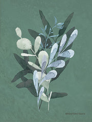BLUE302 - Watercolor Greenery Series Dark II     - 12x16
