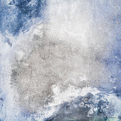 BLUE417 - Rugged Coastal Abstract III - 12x12