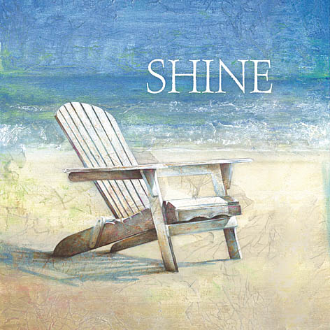 Cloverfield & Co CC103 - Coastal Shine - Adirondack Chair, Shine, Beach, Coast from Penny Lane Publishing