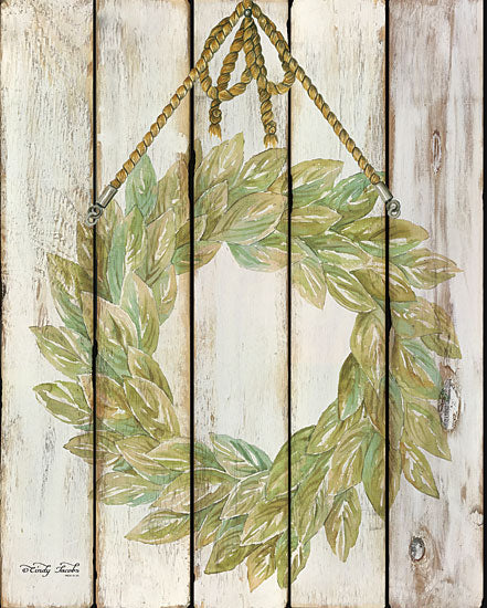 Cindy Jacobs CIN1119 - Rope Hanging Wreath Rope, Wreath, Shiplap, Greenery from Penny Lane