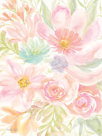 Cindy Jacobs CIN1356 - Mixed Floral Blooms II Flowers, Blooms, Botanical, Watercolor from Penny Lane