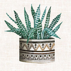 CIN1406 - Cactus Mud Cloth Vase III