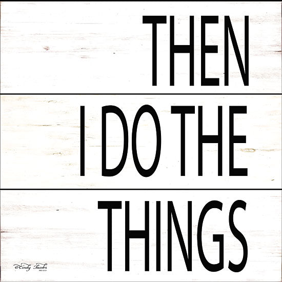 Cindy Jacobs CIN1425 - Then I Do Things Do Things, Signs, Black & White, Diptych from Penny Lane