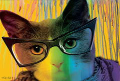 CIN1445 - Cat in Glasses - 18x12