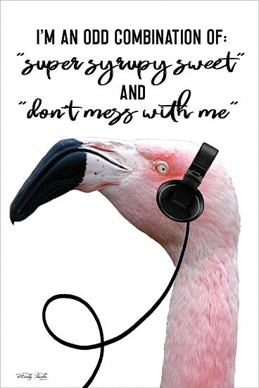 Cindy Jacobs CIN1448 - I'm an Odd Combination - 12x18 Ostrich, Humorous, Headphones, Tween from Penny Lane