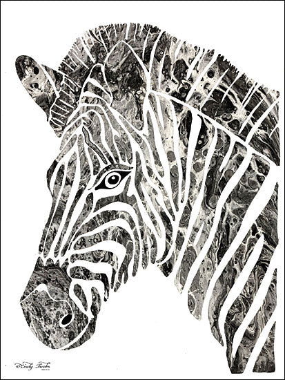 Cindy Jacobs CIN1455 - Bright Zebra - 12x16 Zebra, Abstract from Penny Lane