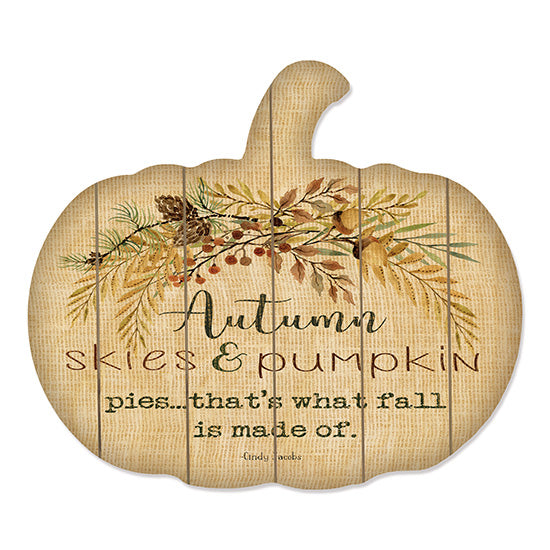 Cindy Jacobs CIN1458PUMP - Autumn Skies Autumn, Pumpkin, Leaves, Acorns, Harvest from Penny Lane