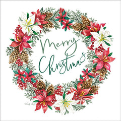CIN1602 - Merry Christmas Wreath - 12x12