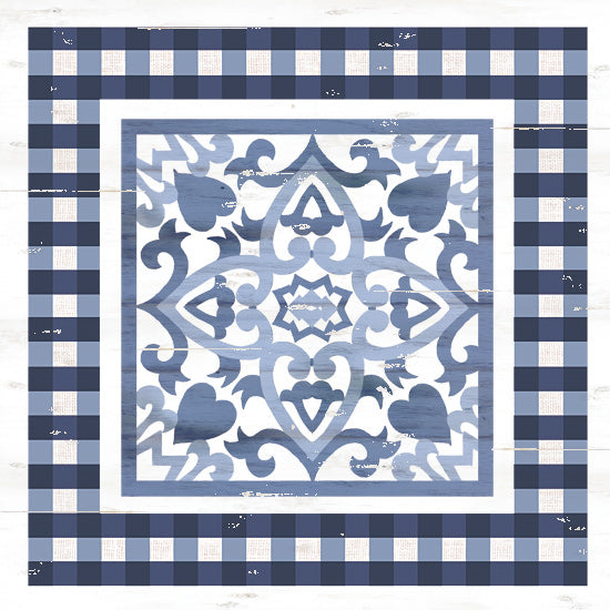 Cindy Jacobs CIN1672 - CIN1672 - Ivey Blue & White Tile - 12x12 Blue and White, Tiles, Patterns from Penny Lane