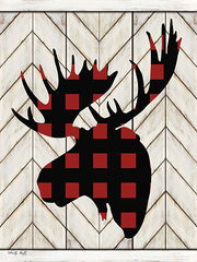 CIN981 - Plaid Moose - 12x16