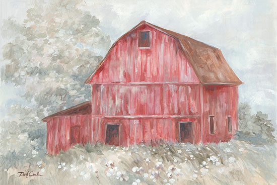 Debi Coules DC108 - Old Red Barn, Red Barn, Watercolor, Farm from Penny Lane