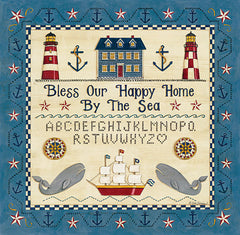 DS1726 - Bless our Happy Home by the Sea Sampler