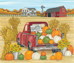 DS1787 - Pumpkins for Sale Red Truck Farm - 12x12