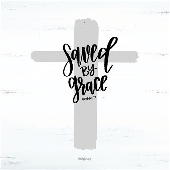 Imperfect Dust DUST152 - Saved by Grace Saved by Grace, Cross, Black & White, Religious from Penny Lane