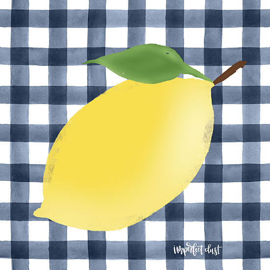 Imperfect Dust DUST351 - DUST351 - Lemon - 12x12 Lemon, Kitchen, Fruit, Calligraphy, Plaid from Penny Lane