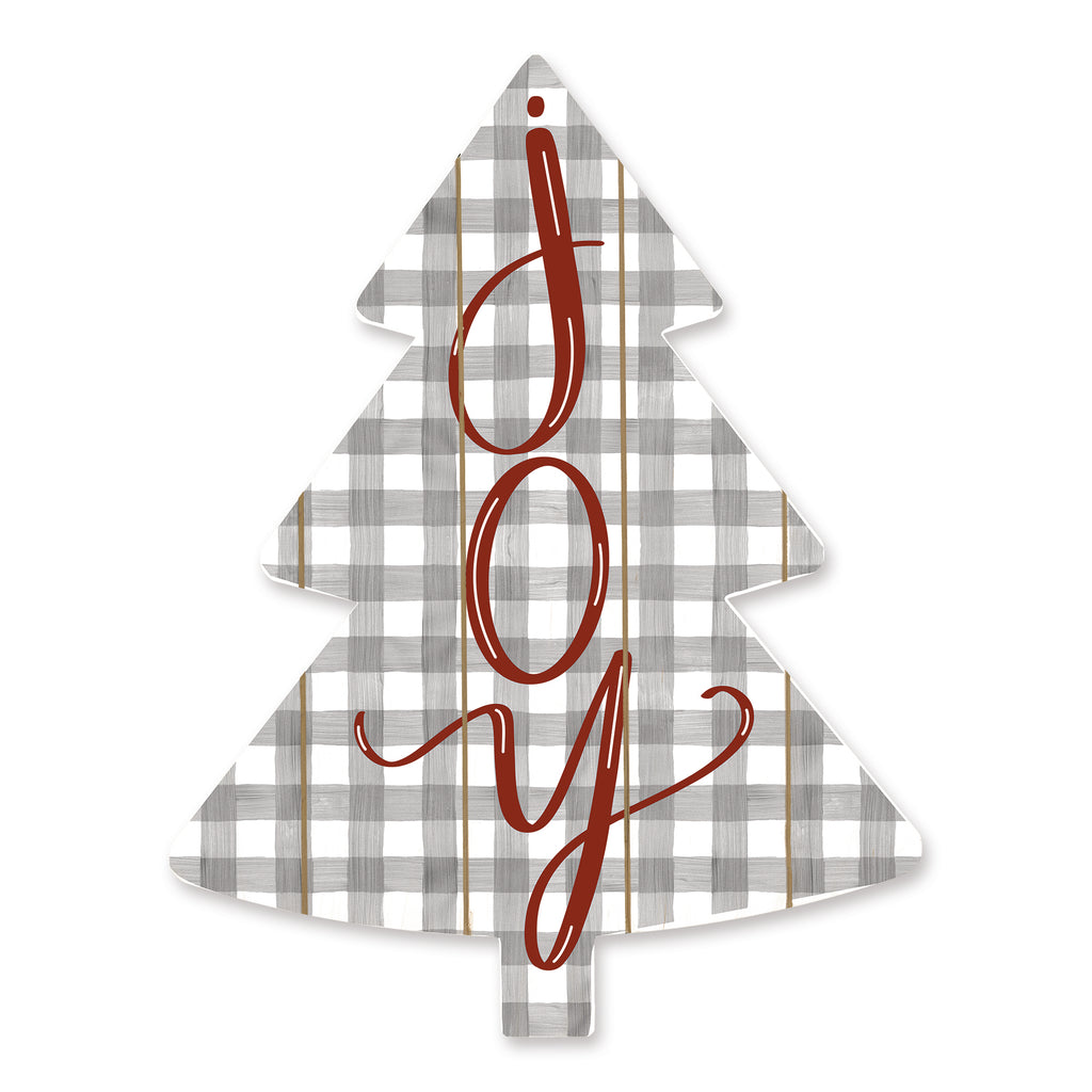 Imperfect Dust DUST394TREE - DUST394TREE - Joy  - 14x18 Signs, Joy, Christmas Tree, Plaid, Typography from Penny Lane