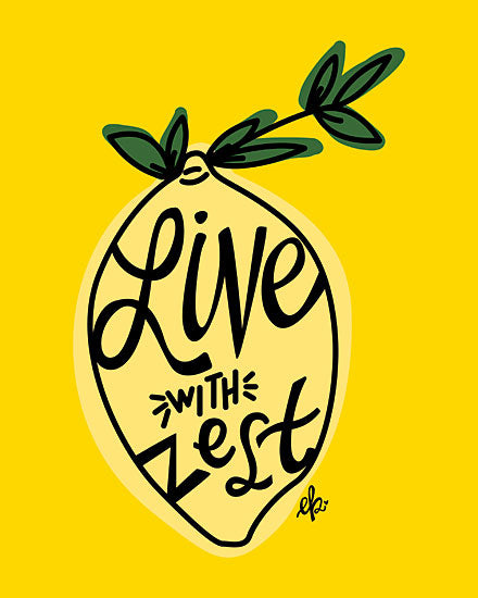 Erin Barrett FTL268 - FTL268 - Live with Zest - 12x16 Live the Zest, Lemons, Humorous, Motivational, Signs, Triptych from Penny Lane