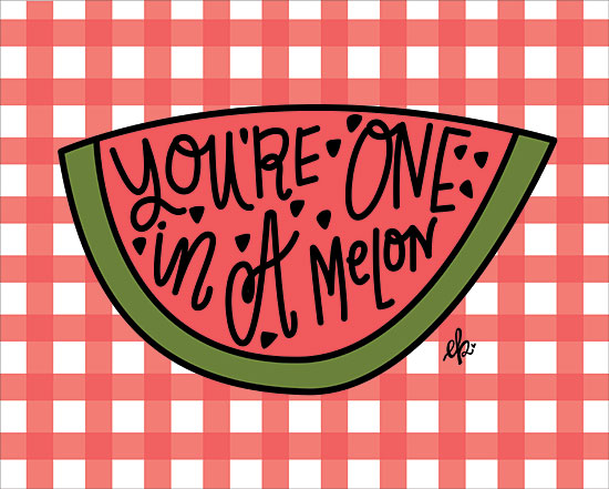 Erin Barrett FTL272 - FTL272 - You're One in a Melon - 16x12 One in a Million, Watermelon, Humorous, Grid, Picnic, Leisure from Penny Lane