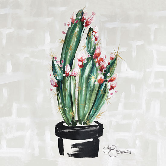 Hollihocks Art HH100 - Blooming Cactus - 12x12 Cactus, Blooming, Flowers, Blooms from Penny Lane