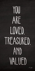 JAXN173 - You Are Loved, Treasured and Valued - 12x24