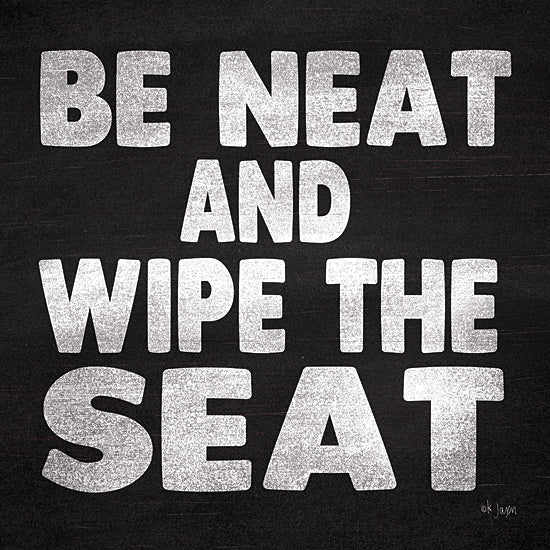 Jaxn Blvd. JAXN262 - JAXN262 - Be Neat and Wipe the Seat - 12x12 Bath, Bathroom, Humorous, Wipe the Seat from Penny Lane