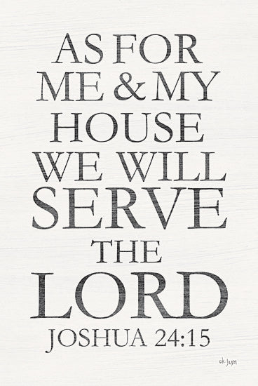 Jaxn Blvd. JAXN264 - JAXN264 - We Will Serve the Lord - 12x18 We Will Serve the Lord, Me and My House, Bible Verse, Joshua, Signs from Penny Lane