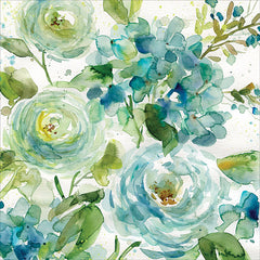 JGS110 - Cool Watercolor Floral - 12x12
