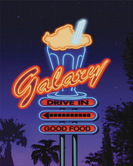 JGS137 - Galaxy Diner Sign - 12x16