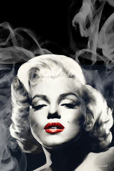 JG Studios JGS156 - JGS156 - Red Lips Marilyn II - 12x18 Marilyn Monroe, 1950s, Nostalgia, Figurative, Icon from Penny Lane