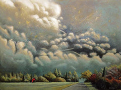 JGS226 - Wainscot, Approaching Storm     - 18x12