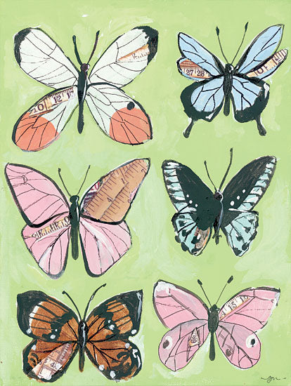 Jessica Mingo JM196 - Butterfly Beauty - 12x16 Butterflies, Collage from Penny Lane