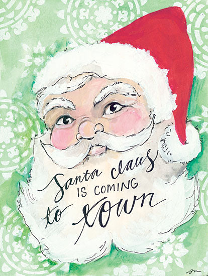 Jessica Mingo JM209 - Santa is Coming to Town - 12x16 Santa Claus, Santa, Portrait, Holidays from Penny Lane