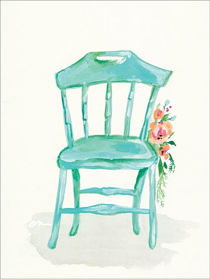 Jessica Mingo JM236 - JM236 - Floral Chair IV - 12x16 Chair, Flowers from Penny Lane