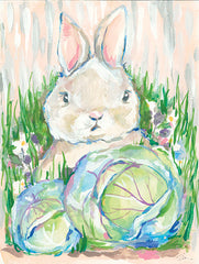 JM258 - Bunny in the Cabbage Patch      - 12x16