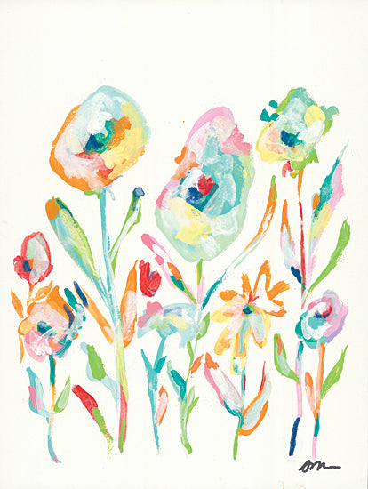 Jessica Mingo JM266 - JM266 - Mod Flowers II - 12x16 Flowers, Abstract, Contemporary from Penny Lane