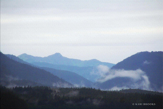 Kari Brooks KARI129 - KARI129 - Blue Hills & Fog - 18x12 Hills, Fog, Photography from Penny Lane
