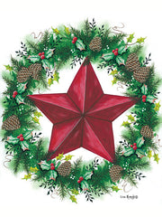 KEN1022 - Christmas Wreath - 12x16