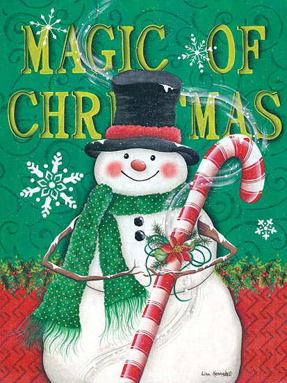 Lisa Kennedy KEN945 - Magic of Christmas - Snowman, Candy Cane, Snowflakes, Holiday from Penny Lane Publishing