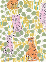 KR140 - Hello Cheetah - Pink & Orange