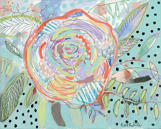 Kait Roberts KR361 - Bloom for Yourself - 16x12 Abstract, Flower, Rose from Penny Lane